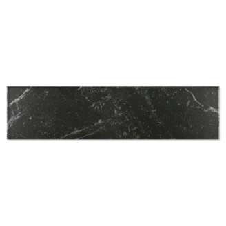 Dekor Marmor Klinker Viktoriano Svart Matt 8x30 cm